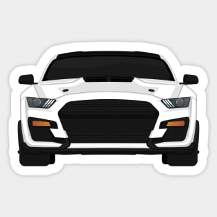 Shelby GT500 2020 Oxford-White + Black roof Sticker